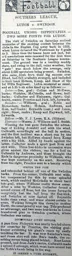 Match Report: Luton Town FC vs Swindon Town (9th Mar 1895)