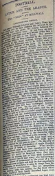Match Report: Millwall Athletic vs Luton Town FC (28th Sep 1895)