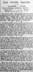Match Report: Rushden vs Luton Town FC (22nd Nov 1897)