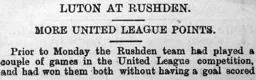 Match Report: Rushden vs Luton Town FC (22nd Nov 1897)