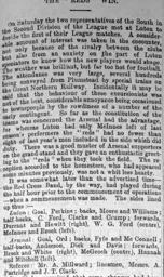 Match Report: Luton Town FC vs Woolwich Arsenal (3rd Sep 1898)