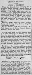 Match Report: Rushden vs Luton Town FC (24th Oct 1898)