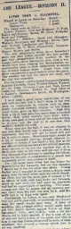 Match Report: Luton Town FC vs Blackpool (25th Mar 1899)