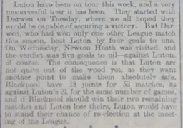 Match Report: Newton Heath vs Luton Town FC (12th Apr 1899)