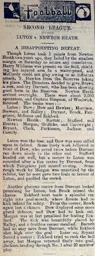 Match Report: Luton Town FC vs Newton Heath (25th Nov 1899)
