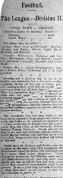 Match Report: Luton Town FC vs Grimsby Town (30th Dec 1899)