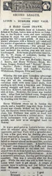 Match Report: Luton Town FC vs Burslem Port Vale (10th Feb 1900)