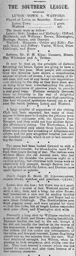 Match Report: Luton Town FC vs Watford (29th Sep 1900)