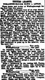 Match Report: Wellingborough vs Luton Town FC (10th Feb 1901)