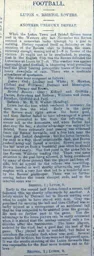 Match Report: Luton Town FC vs Bristol Rovers (2nd Mar 1901)