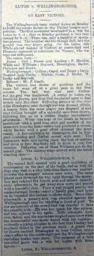 Match Report: Luton Town FC vs Wellingborough (4th Mar 1901)