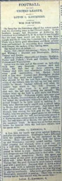 Match Report: Luton Town FC vs Kettering Town (16th Mar 1901)