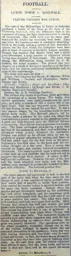 Match Report: Luton Town FC vs Millwall (30th Mar 1901)