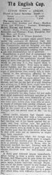 Match Report: Luton Town FC vs Apsley (5th Oct 1901)
