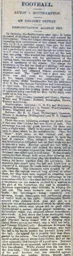 Match Report: Luton Town FC vs Southampton (9th Nov 1901)
