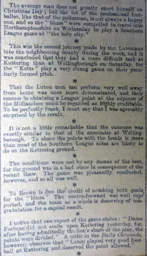 Match Report: Kettering Town vs Luton Town FC (25th Dec 1901)