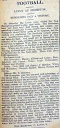 Match Report: New Brompton vs Luton Town FC (8th Mar 1902)