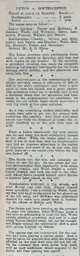 Match Report: Luton Town FC vs Southampton (3rd Sep 1904)