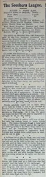 Match Report: Luton Town FC vs West Ham United (1st Oct 1904)