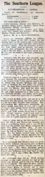 Match Report: Southampton vs Luton Town FC (31st Dec 1904)