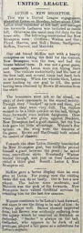 Match Report: Luton Town FC vs New Brompton (30th Oct 1905)