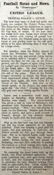 Match Report: Crystal Palace vs Luton Town FC (17th Mar 1906)