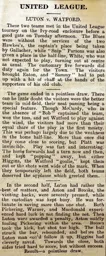 Match Report: Luton Town FC vs Watford (17th Apr 1906)