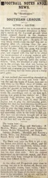 Match Report: Luton Town FC vs Leyton (17th Nov 1906)