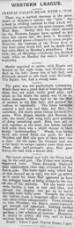 Match Report: Luton Town FC vs Crystal Palace (30th Sep 1907)