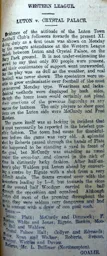 Match Report: Luton Town FC vs Crystal Palace (30th Sep 1907)