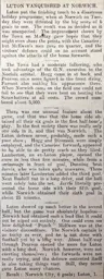Match Report: Norwich City vs Luton Town FC (21st Apr 1908)