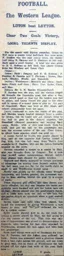 Match Report: Luton Town FC vs Leyton (7th Oct 1908)
