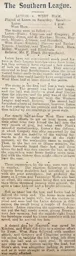 Match Report: Luton Town FC vs West Ham United (30th Jan 1909)