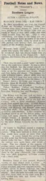 Match Report: Luton Town FC vs Crystal Palace (13th Feb 1909)