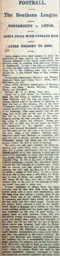 Match Report: Portsmouth vs Luton Town FC (13th Mar 1909)