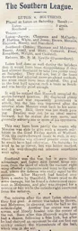 Match Report: Luton Town FC vs Southend United (17th Apr 1909)