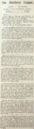 Match Report: Luton Town FC vs Southend United (11th Sep 1909)