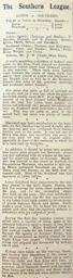 Match Report: Luton Town FC vs Southend United (11th Sep 1909)