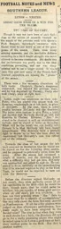 Match Report: Luton Town FC vs Exeter City (13th Nov 1909)