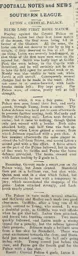 Match Report: Luton Town FC vs Crystal Palace (27th Nov 1909)