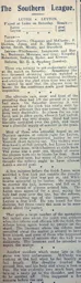Match Report: Luton Town FC vs Leyton (29th Jan 1910)