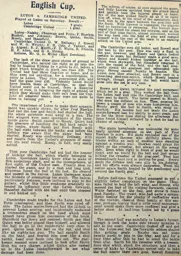 Match Report: Luton Town FC vs Cambridge United (19th Nov 1910)