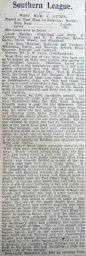Match Report: West Ham United vs Luton Town FC (18th Feb 1911)