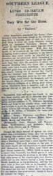 Match Report: Luton Town FC vs Portsmouth (4th Mar 1911)