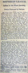 Match Report: Exeter City vs Luton Town FC (25th Mar 1911)