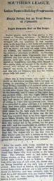 Match Report: Plymouth Argyle vs Luton Town FC (14th Apr 1911)