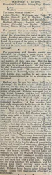 Match Report: Watford vs Luton Town FC (26th Dec 1911)