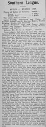 Match Report: Luton Town FC vs Exeter City (20th Jan 1912)