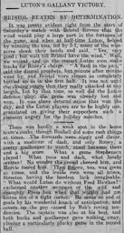 Match Report: Luton Town FC vs Bristol Rovers (30th Mar 1912)