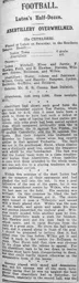 Match Report: Luton Town FC vs Abertillery (25th Oct 1913)